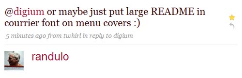 randystweet Naming The Cafe At Digium