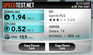 Sprint mifi speed test aug15 Sprint Mifi: Day #3 @ Home Office Location