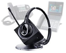 sennheiser dw pro2 and Polycom phones 250 Review: Sennheiser DW Pro2 Cordless Headset