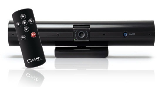 telyHD Hero frontWcontrollerAng.300pxvert Video Calling On Your Home HDTV: Take 2&ndash;TelyHD And Biscotti